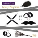 Подарунковий набір для BDSM RIANNE S — Kinky Me Softly Black: 8 предметів для задоволення - Зображення 2