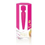 Вібромасажер Rianne S: Bella Mini Wand Rose, 10 режимів, медичний силікон, подарункове паковання - Зображення 5