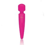 Вібромасажер Rianne S: Bella Mini Wand Rose, 10 режимів, медичний силікон, подарункове паковання - Зображення 7
