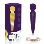 Вібромасажер Rianne S: Bella Mini Wand Purple, 10 режимів, медичний силікон, подарункове паковання - Зображення 6