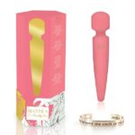 Вібромасажер Rianne S: Bella Mini Wand Coral, 10 режимів роботи, медичний силікон, подарункове паков - Зображення 6