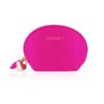 Віброяйце Rianne S: Pulsy Playball Deep Pink з вібрувальним пультом ДК, косметичка-чехол, 10 режимів - Зображення 3