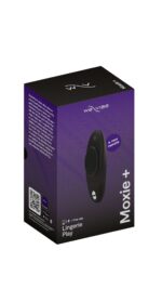 Смарт-вібратор у трусики We-Vibe Moxie+ Satin Black, оновлений пульт ДК - Зображення 3