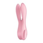 Кліторальний вібратор Satisfyer Threesome 1 Pink з трьома гнучкими пальчиками - Зображення 5