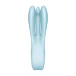 Кліторальний вібратор Satisfyer Threesome 1 Light Blue з трьома гнучкими пальчиками - Зображення 4