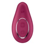Вібратор Satisfyer Dipping Delight Berry, 2 мотори, гнучкий кінчик - Зображення 3