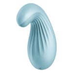 Вібратор Satisfyer Dipping Delight Light Blue, 2 мотори, гнучкий кінчик - Зображення 2