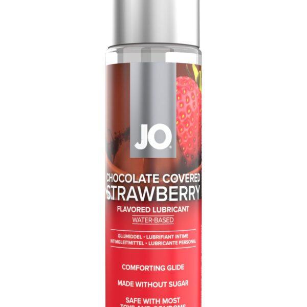 Змазка на водній основі JO Chocolate Covered Strawberry (60 мл), без цукру