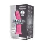 Фалоімітатор SilexD Robby Pink (MODEL 2 size 6in) Glow in the dark, двошаровий, силікон+Silexpan, діаметр 3,5см - Зображення 2