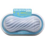 Мастурбатор Tenga FLEX Bubbly Blue зі змінною інтенсивністю, можна скручувати, вакуум - Зображення 3
