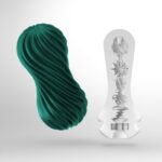 Мастурбатор Tenga FLEX Fizzy Green зі змінною інтенсивністю, можна скручувати, вакуум - Зображення 2