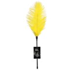 Лоскітка зі страусиним пером Art of Sex – Feather Tickler, жовта - Зображення 2
