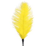 Лоскітка зі страусиним пером Art of Sex – Feather Tickler, жовта - Зображення 3