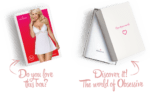 Сатиновий пеньюар з мереживом Obsessive 810-BAB-2 babydoll & thong L/XL, білий, пеньюар, танга - Зображення 8