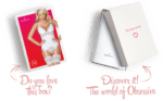 Сатиновий мереживний корсет Obsessive 810-COR-2 babydoll & thong L/XL, білий, корсет, танга - Зображення 8