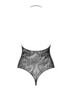 (SALE) Бодістокінг з великими осередками та відкритою спиною Obsessive B113 teddy S/M/L, халтер - Зображення 6