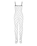 (SALE) Бодістокінг з великим вічком і відкритими грудьми Obsessive Bodystocking N102 S/M/L, чорний - Зображення 4