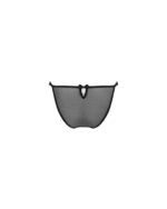 Напівпрозорі трусики з підвіскою Obsessive Ivannes panties black 2XL/3XL, чорні - Зображення 6
