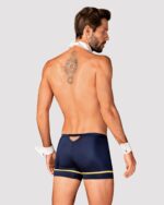 Еротичний костюм пілота Obsessive Pilotman set 2XL/3XL, боксери, манжети, комір з краваткою, окуляри - Зображення 2