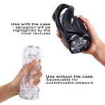 Мастурбатор Dorcel DEEP BLOW BLACK, подвійне використання - Зображення 5