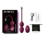 Вагінальні кульки Dorcel LOVE BALLS PLUM, вібрації та рухи внутрішньої кульки, пульт ДК - Зображення 6