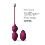 Вагінальні кульки Dorcel LOVE BALLS PLUM, вібрації та рухи внутрішньої кульки, пульт ДК - Зображення 3