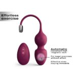 Вагінальні кульки Dorcel LOVE BALLS PLUM, вібрації та рухи внутрішньої кульки, пульт ДК - Зображення 2