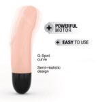 Вібратор Dorcel Real Vibration S Flesh 2.0, діаметр 3,7см, перезаряджається, для точки G - Зображення 2