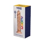 Силіконовий фалоімітатор Wooomy Mike, термореактивний, з присоскою, довжина 19,7 см, діаметр 4,2 см - Зображення 2