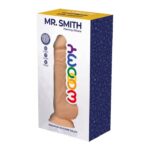 Силіконовий фалоімітатор Wooomy Mr.Smith, термореактивний, з присоскою, довжина 17,5, діаметр 3,3 см - Зображення 2