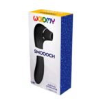 Вакуумний стимулятор з вібрацією Wooomy Smoooch Black Clitoral Suction & Vibration - Зображення 4
