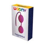 Вагінальні кульки Wooomy Taradiddle Kegel Ball, діаметр 3,5 см, маса 54 г - Зображення 3