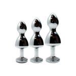 Металева анальна пробка Wooomy Lollypop Double Ball Metal Plug Blue L діаметр 3,5 см, довжина 10,5см - Зображення 4