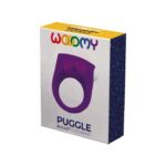 Ерекційне віброкільце Wooomy Puggle, 1 віброрежим, діаметр 3–4,4 см - Зображення 3