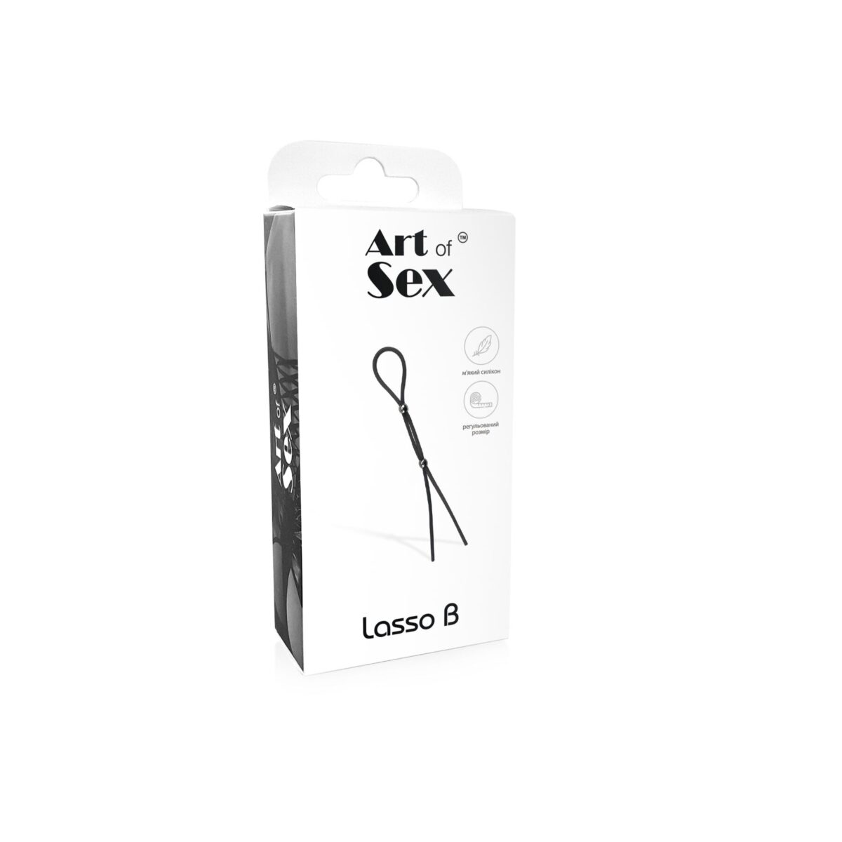 Ерекційне кільце Art of Sex - Lasso B, регульована тугість - Зображення 3