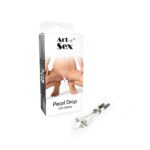 Затискач для клітора Art of Sex - Pearl Drop, Срібло - Зображення 4