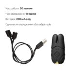 Смарт-вібратор для грудей Zalo - Nave Obsidian Black, пульт ДК, робота через додаток - Зображення 6