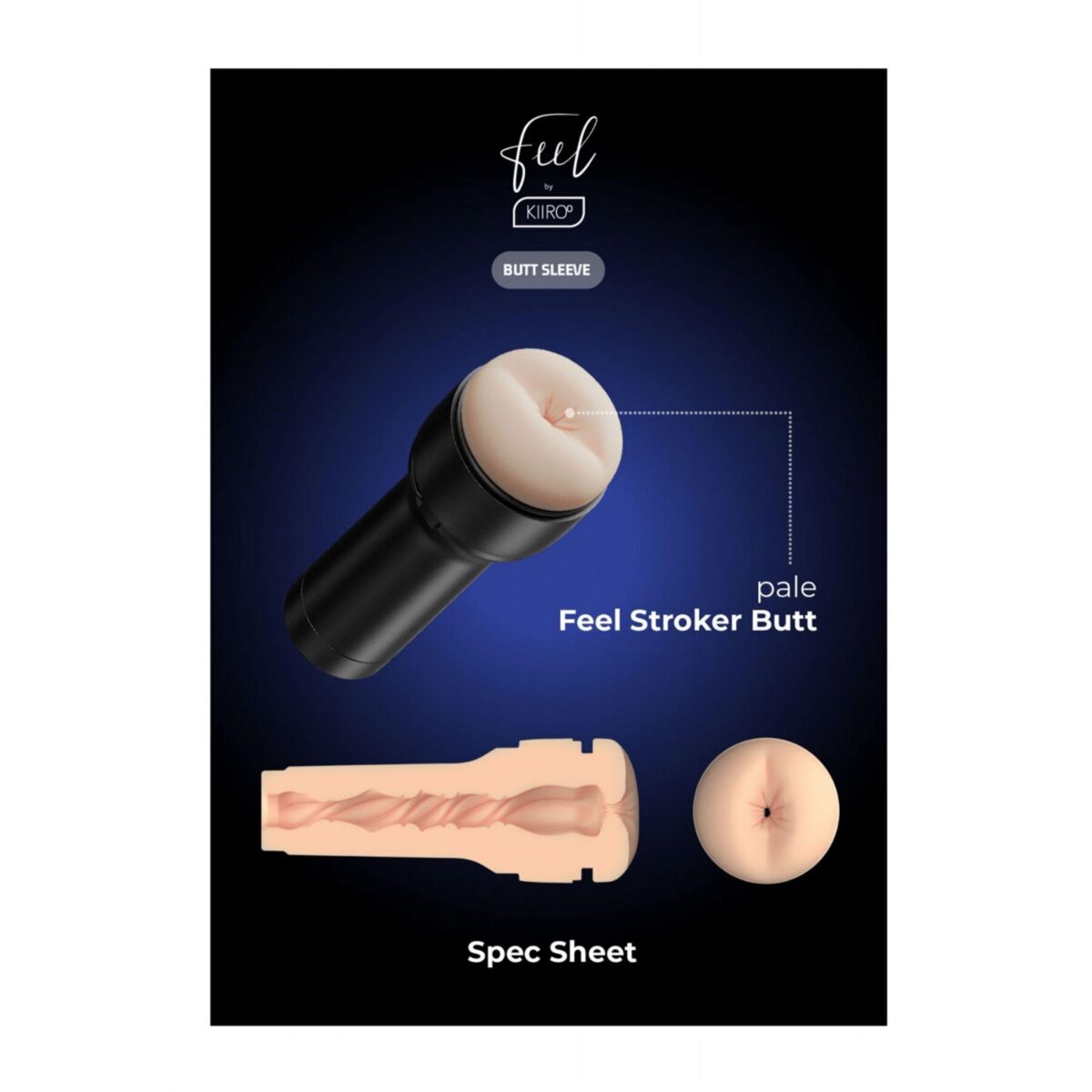 Мастурбатор-попа Kiiroo Feel Stroker Butt для секс-машини Kiiroo Keon - Зображення 7