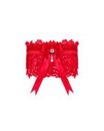 (SALE) Ажурна підв’язка Obsessive Amor Cherris garter, red - Зображення 2