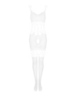(SALE) Сітчастий бодістокінг з імітацією топа та шортів Obsessive Bodystocking G330 S/M/L, white, з доступо - Зображення 3