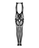 (SALE) Сітчастий бодістокінг без рукавів Obsessive Bodystocking G331 S/M/L, black, з доступом - Зображення 4