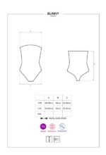 (SALE) Еротичний костюм кролика Obsessive Bunny costume S/M, black, боді, чокер, гартери, панчохи, маска - Зображення 5