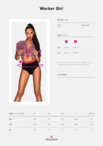 Obsessive Worker Girl L/XL - Зображення 5