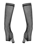 Сітчасті мітенки Obsessive Darkie mittens, black - Зображення 2