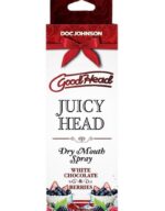 Зволожувальний спрей оральний Doc Johnson GoodHead - Juicy Head - White Chocolate and Berries 59мл - Зображення 2