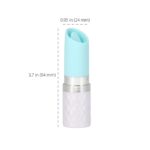 Вібратор Pillow Talk Lusty Luxurious Flickering Massager - Teal - Зображення 2