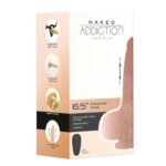 Фалоімітатор-пульсатор Naked Addiction 6.5″ Thrusting Dong With Remote, рухи вперед-назад, пульт ДК - Зображення 8