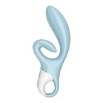 Вібратор-кролик Satisfyer Touch Me Blue, подвійний відросток, 3 потужні мотори - Зображення 2