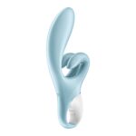 Вібратор-кролик Satisfyer Touch Me Blue, подвійний відросток, 3 потужні мотори - Зображення 4