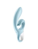Вібратор-кролик Satisfyer Love Me Blue, гнучкий, відросток з потрійним кінчиком - Зображення 6